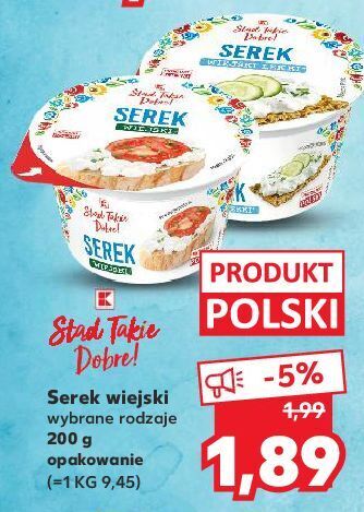 Kaufland Serek wiejski lekki k-classic stąd takie dobre! oferta