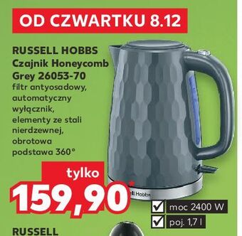 Kaufland Czajnik honeycomb 26053-70 grey russell hobbs oferta
