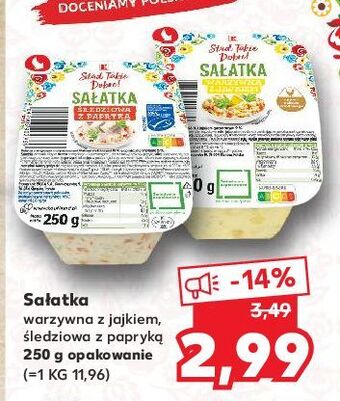 Kaufland Sałatka śledziowa z papryką k-classic stąd takie dobre! oferta