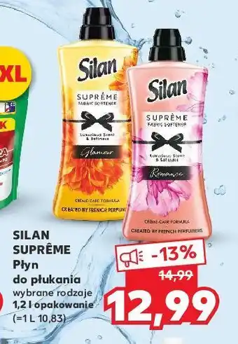 Kaufland Płyn do płukania romance silan supreme oferta