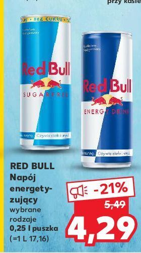 Kaufland Napój energetyczny red bull oferta