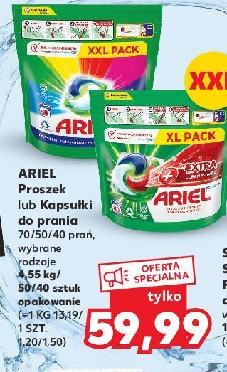 Kaufland Proszek do prania color ariel aqua puder oferta
