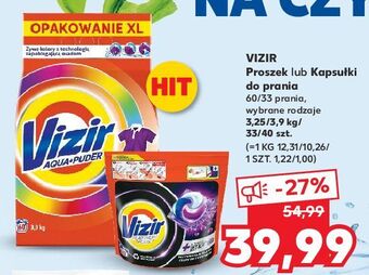 Kaufland Proszek do prania koloru vizir aqua puder oferta