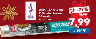 Kaufland Folia aluminiowa 20 m anna zaradna oferta