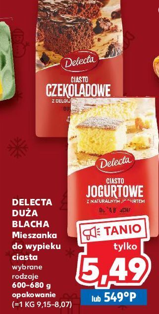 Kaufland Ciasto czekoladowe delecta oferta