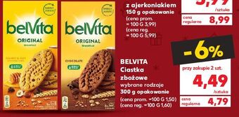 Kaufland Ciastka orzechy + miód belvita oferta