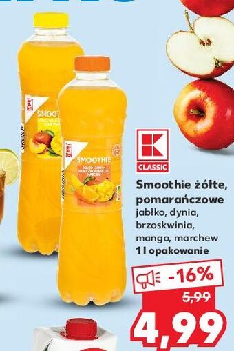 Kaufland Smoothie pomarańczowe k-classic oferta