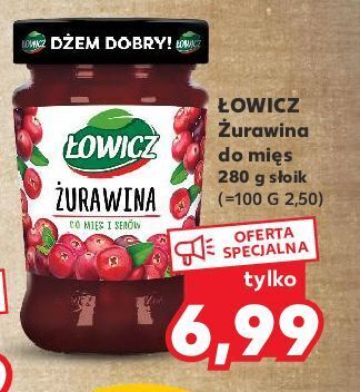 Kaufland Żurawina do mięs i serów łowicz oferta