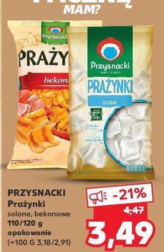 Kaufland Prażynki solone przysnacki oferta