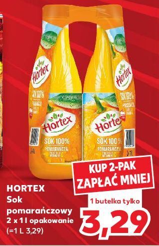 Kaufland Sok pomarańczowy hortex oferta