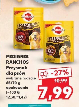 Kaufland Przysmak dla psa originals wołowina pedigree ranchos oferta