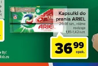 Carrefour Kapsułki do prania extra clean power ariel all in 1 oferta