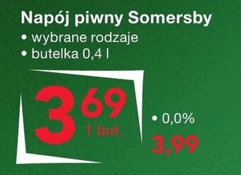 Odido Napój piwny Somersby 400ml oferta