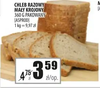 Społem Asprod Chleb razowy mały krojony 360 g pakowany oferta