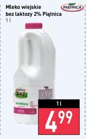 Stokrotka Piątnica Mleko wiejskie bez laktozy 2% 1l oferta