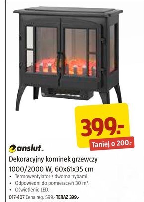 Jula Kominek elektryczny anslut oferta