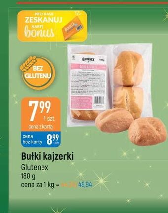E.Leclerc Bułki kajzerki bezglutenowe glutenex oferta