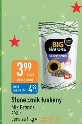 E.Leclerc Słonecznik łuskany big nature oferta