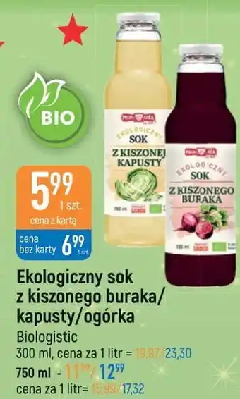 E.Leclerc Sok z kiszonej kapusty polska róża oferta