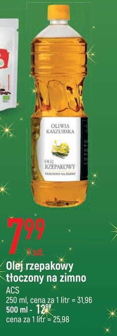 E.Leclerc Olej rzepakowy oliwia kaszubska oferta