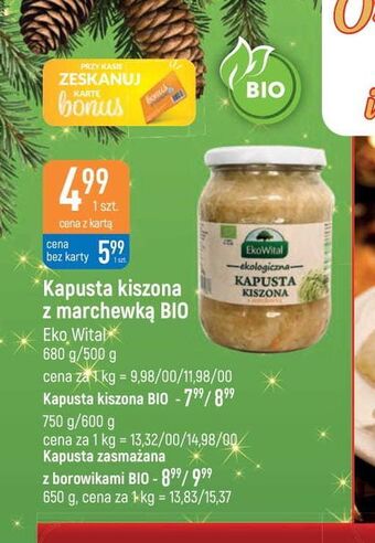 E.Leclerc Kapusta kiszona z marchewką ekowital oferta