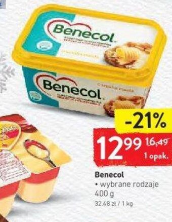 Intermarche Benecol wybrane rodzaje 400g oferta