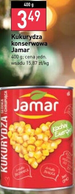 Stokrotka Jamar kukurydza konserwowa 400g oferta
