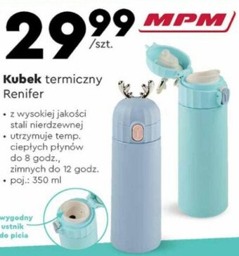 MPM Kubek termiczny Renifer poj. 350ml