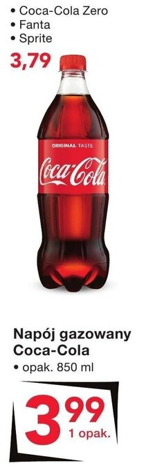Odido Napój gazowany Coca-Cola 850ml oferta