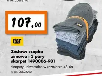 Bricoman Cat zestaw: czapka zimowa i 3 pary skarpet 14900006-901 oferta