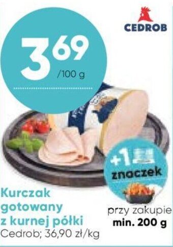 Stokrotka Cedrob Kurczak gotowany z kurnej półki 100 g oferta