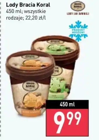 Stokrotka Bracia Koral Lody 450 ml wszystkie rodzaje oferta