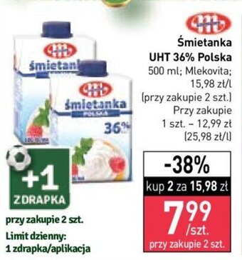 Stokrotka Mlekovita Śmietanka UHT 36% Polska 500 ml oferta