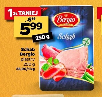 Netto Schab Bergio plastry 250g oferta