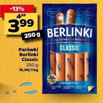 Netto Parówki Berlinki Classic 250g oferta