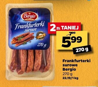 Netto Frankfurterki surowe Bergio 270g oferta