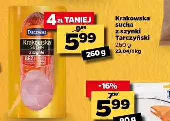 Netto Krakowska sucha z szynki Tarczyński 260g oferta
