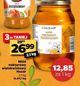 Miód nektarowy wielokwiatowy Huzar 2,1kg