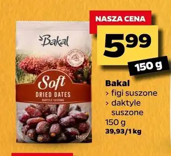 Netto Bakal figi suszone/daktyle suszone 150g oferta