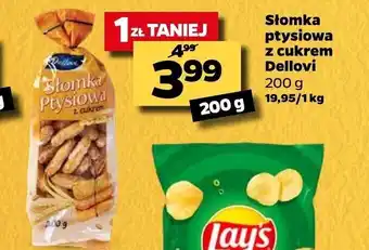 Netto Słomka ptysiowa z cukrem Dellovi 200g oferta