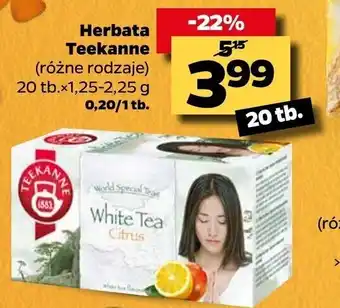 Netto Herbata Teekanne 20 torebek oferta