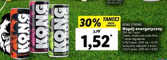 Lidl Napój energetyczny cuba libre kong strong wild power oferta