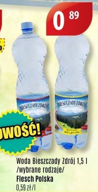 API MARKET Woda Bieszczady Zdrój 1,5l oferta