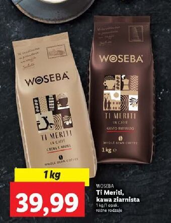 Lidl Kawa woseba ti meriti crema e aroma oferta