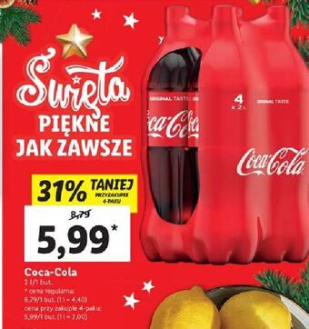 Lidl Napój coca-cola oferta