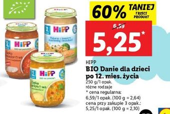 Lidl Makaron z łososiem marchewką i brokułami hipp oferta