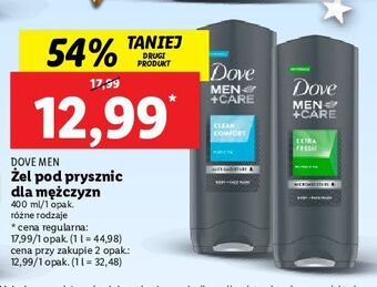 Żel pod prysznic clean comfort dove men+care