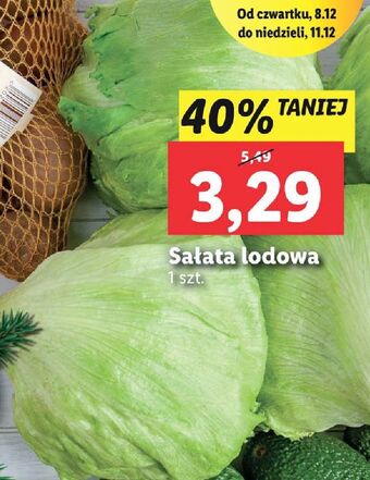 Lidl Sałata lodowa oferta
