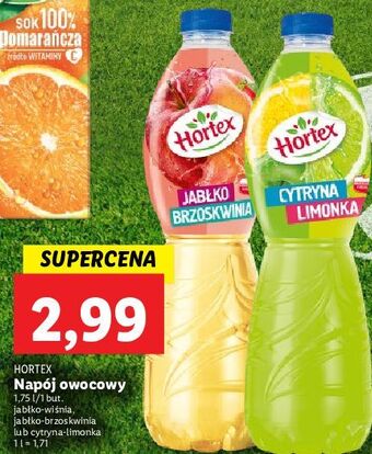 Lidl Napój cytryna limonka hortex oferta