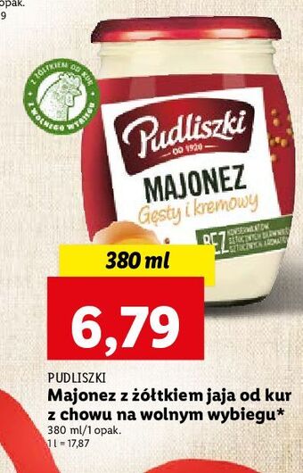 Lidl Majonez gęsty i kremowy pudliszki oferta